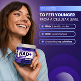 PURE HEALTH MAX PHM NAD Resveratrol entrega liposomales para absorción rápida.