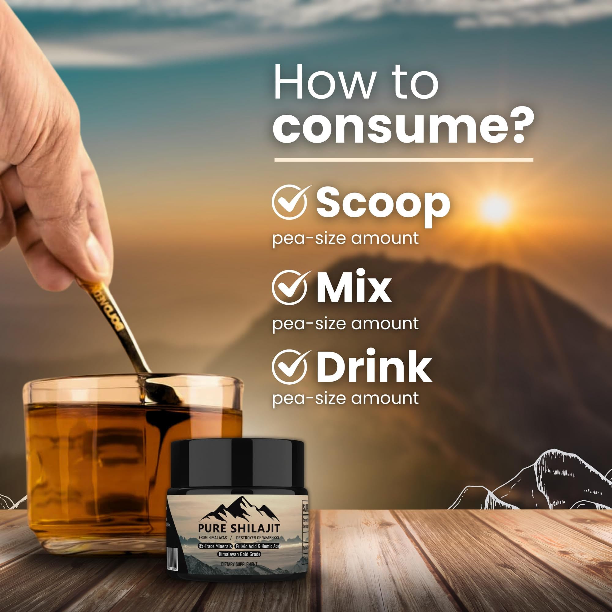 Pure Himalayan Shilajit, garantía de calidad: seguridad y confianza.