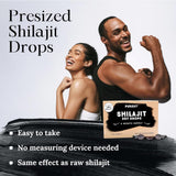 Pure Himalayan Shilajit Gotas Secas ofrece dosis rápida para vitalidad diaria.