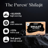 Pure Himalayan Shilajit Gotas Secas formato viaje para llevar.