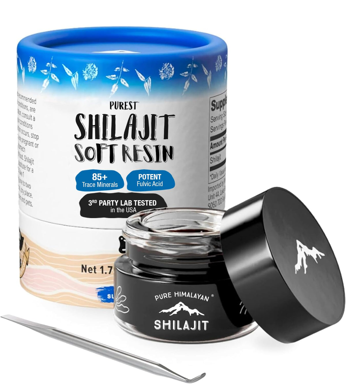Pure Himalayan Shilajit resina blanda de alta altitud para pureza óptima