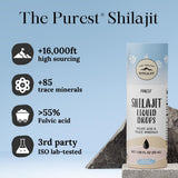 Pure Himalayan Shilajit textura similar a tintura de color oscuro