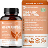 Cápsulas Pure Micronutrients Curcuma Orgánica con Pimienta Negra para apoyo inflamatorio