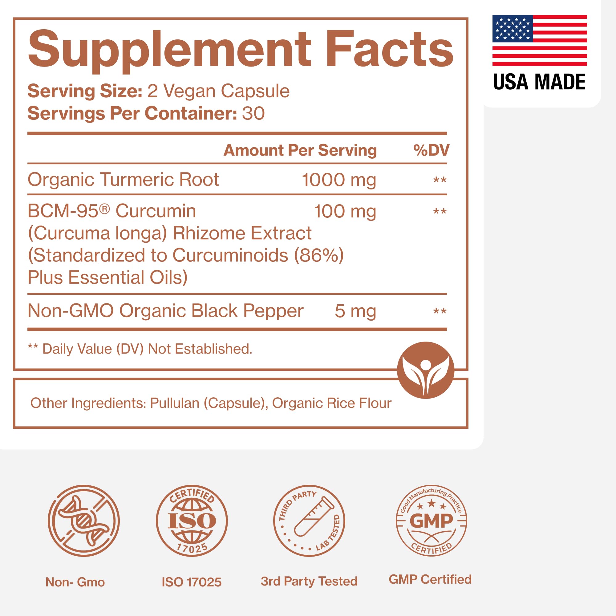 Prueba de terceros para Pure Micronutrients Curcuma Orgánica