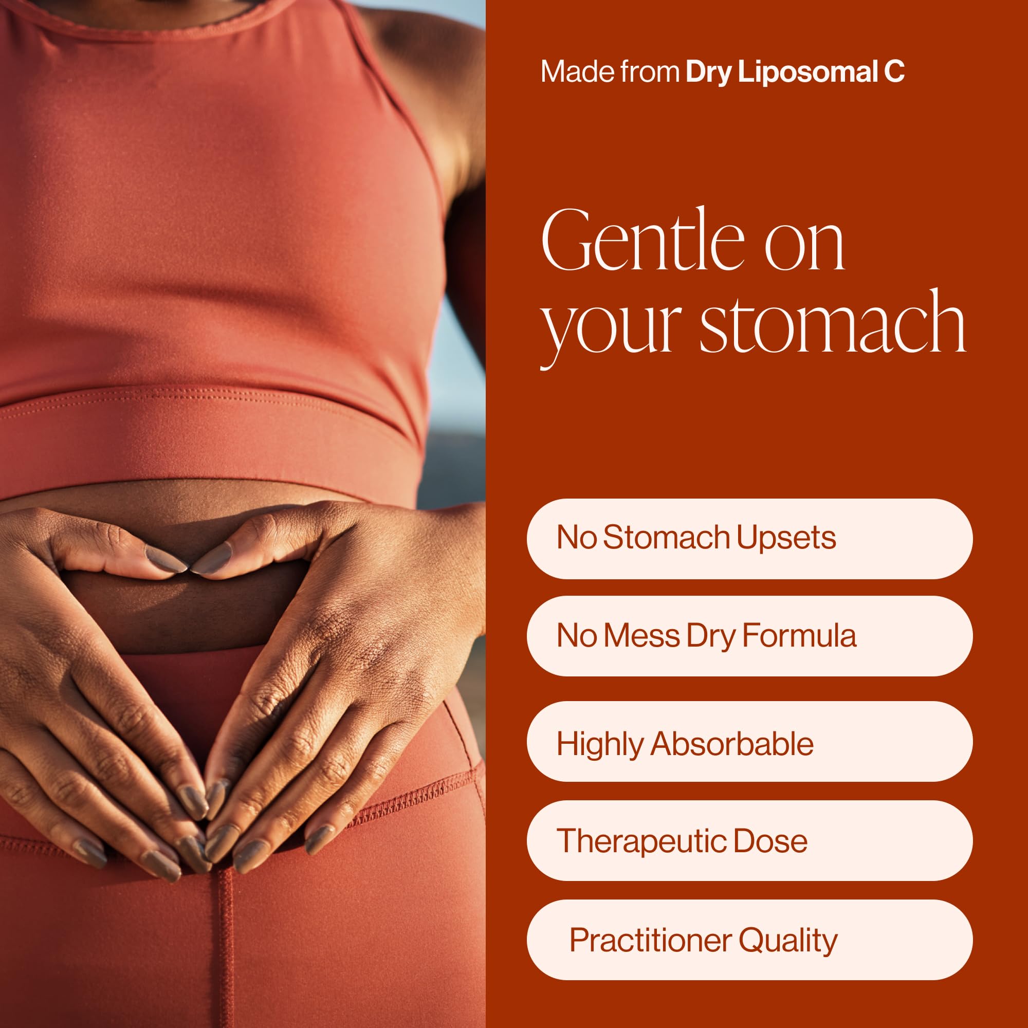 Pure Micronutrients liposomales Vitamina C 1400 mg en empaque de 90 cápsulas.