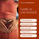 Pure Micronutrients liposomales Vitamina C 1400 mg en empaque de 90 cápsulas.