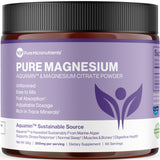 Pure Micronutrients Magnesio Citrato polvo sin sabor ideal para apoyo al sueño