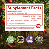 Pure Micronutrients Mega Zinc para apoyo de la piel y su reparación diaria.