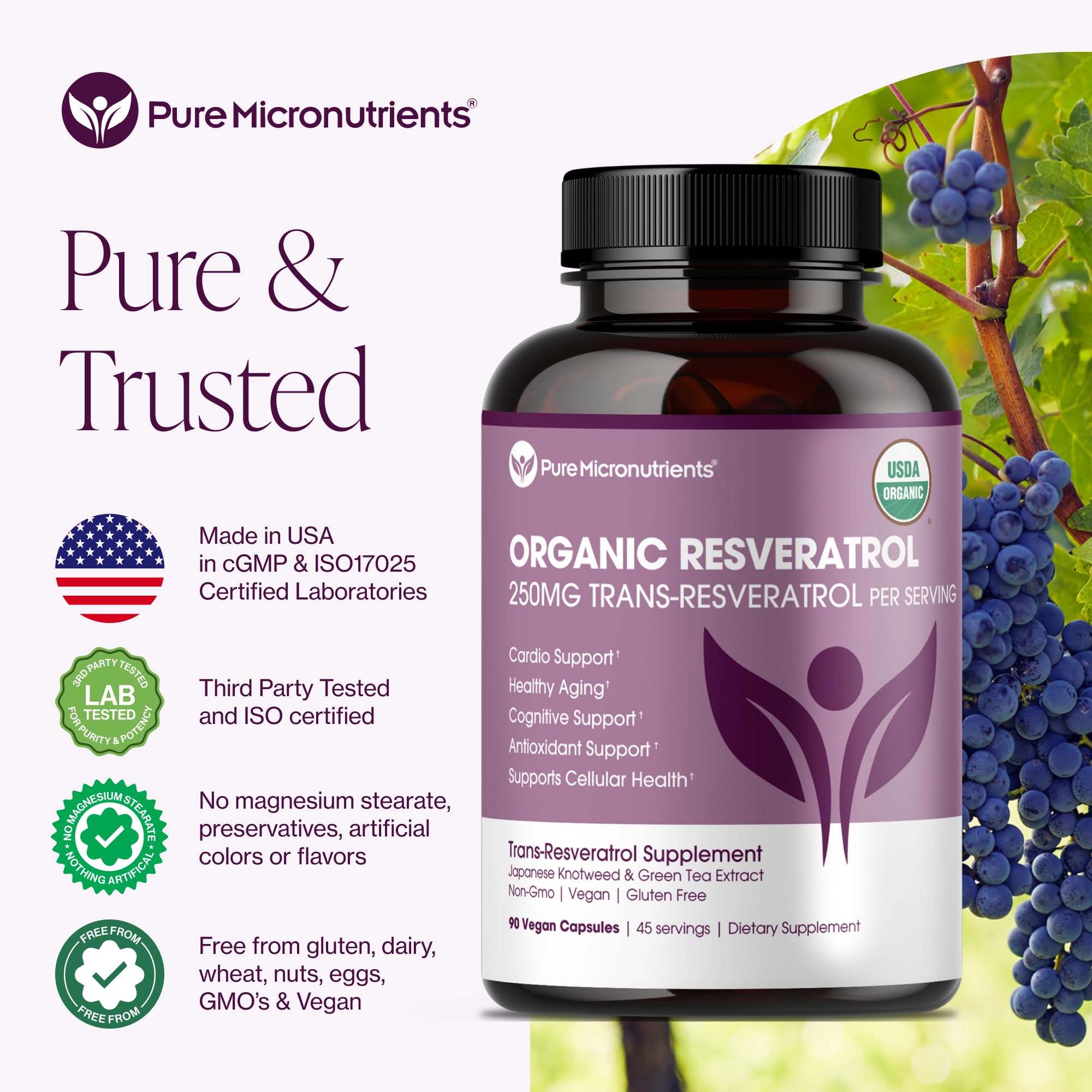 Pure Micronutrients presentacion-organica, envase certificado para confianza en la compra.