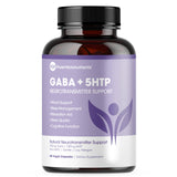 Pure Micronutrients cápsulas de Pure 5-HTP GABA para apoyo al sueño y claridad matutina.