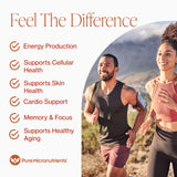 Etiqueta clara de Pure Micronutrients Zinc 25 mg, fórmula bisglicinato TRAACS.