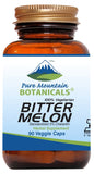 Pure Mountain Botanicals: cápsulas de melón amargo en botella para uso diario