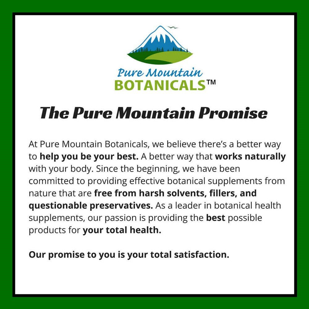 Pure Mountain Botanicals compromiso de calidad y pureza