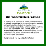 Pure Mountain Botanicals compromiso de calidad y pureza