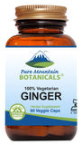 Pure Mountain Botanicals cápsulas de jengibre orgánico para uso diario