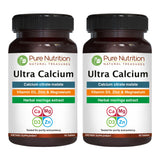 Pure Nutrition Natural Treasures Calcium Ultra en envase, apoyo diario a la ingesta de calcio.
