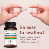 Pure Nutrition Natural Treasures tableta calcio 1000 mg con citrato malato.