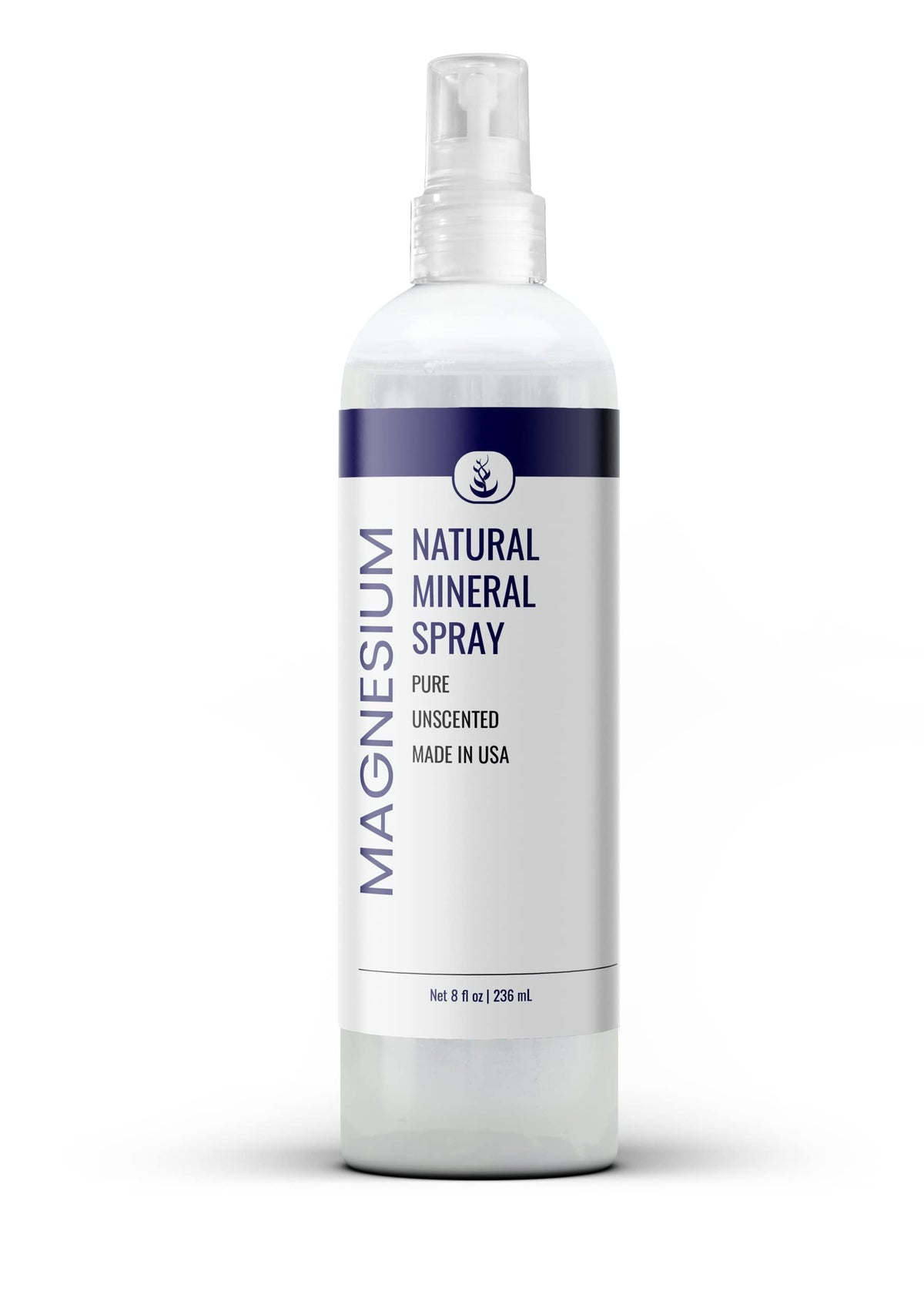 Pure Original Ingredients, spray de magnesio en botella, uso diario para la piel.
