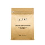 PURE ORIGINAL INGREDIENTS Acerola Powder frasco 8oz: fuente natural de vitamina C.