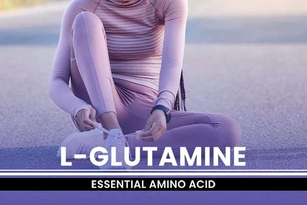 Pure Original Ingredients L-Glutamina ideal para añadir a batidos diarios