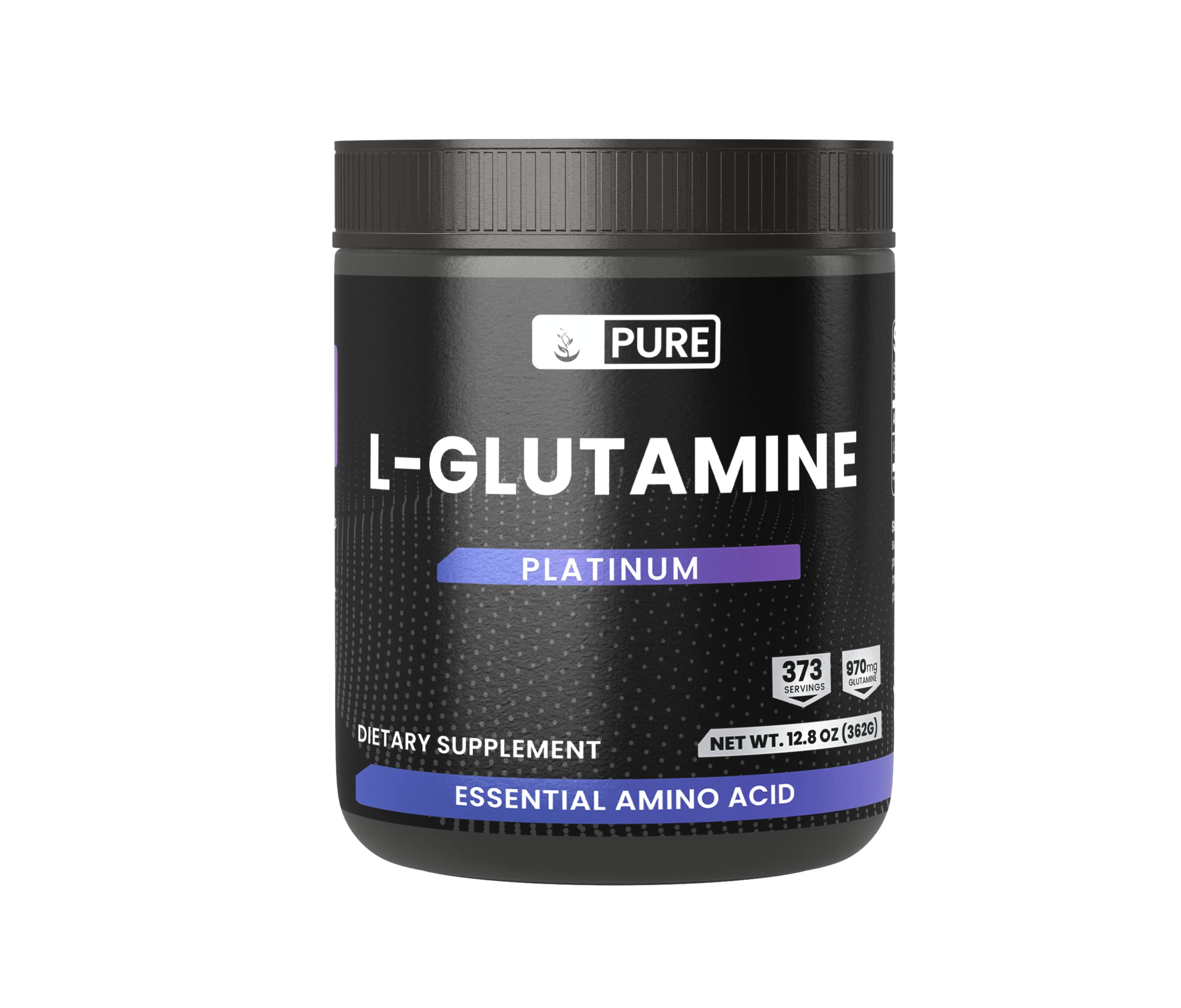 Pure Original Ingredients L-Glutamina polvo en bote para bebidas sin sabor
