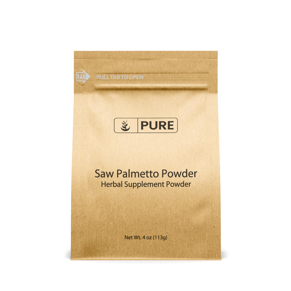 Pure Original Ingredients palma enana americana, frasco de polvo, ideal para rutina diaria de suplementos.