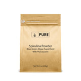 PURE ORIGINAL INGREDIENTS Spirulina polvo, bote de 226 g, fuente natural de proteínas