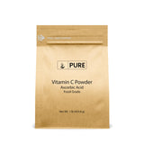 Pure Original Ingredients Vitamin C Powder in a 1lb container, emphasizing pure, undiluted supplementation.