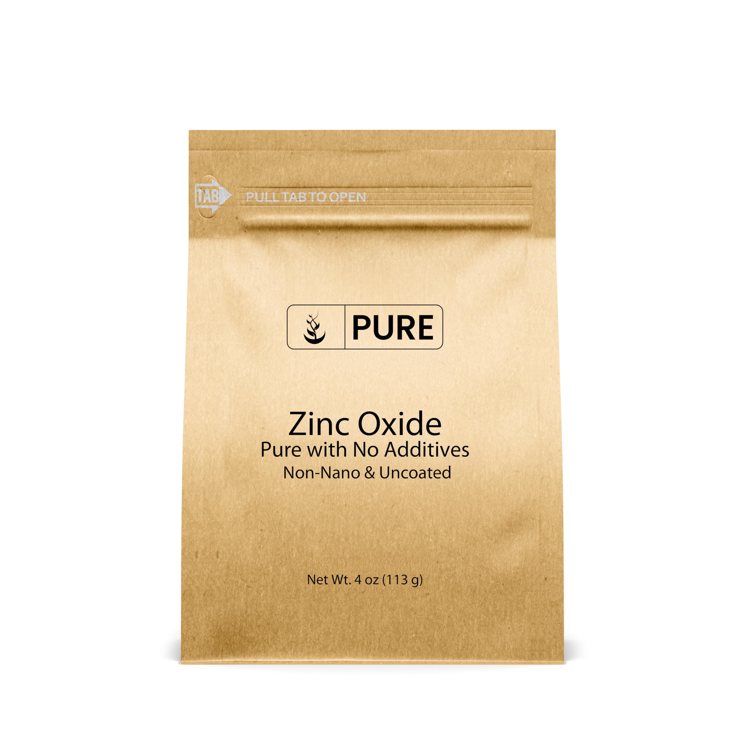 Pure Original Ingredients Zinc Oxide en empaque ecológico para cosmética consciente.