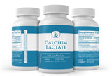 Pure Original Ingredients Lactato de Calcio cápsulas en mano para tamaño práctico.