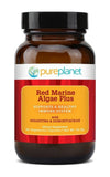 Botella de Pure Planet Alga Roja Marina Más, para apoyar un sistema inmune saludable.