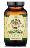 PURE PLANET Heirloom Wheatgrass botella para impulsar la energía diaria