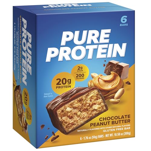 Pure Protein Barra proteica de 50 g, ideal para antes del entrenamiento.