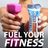 Pure Protein Barras chocolate salado caramel etiqueta: snack para oficina o escuela