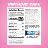 Barras Pure Protein Pastel Cumpleaños: snack práctico para llevar y consumir en movimiento.