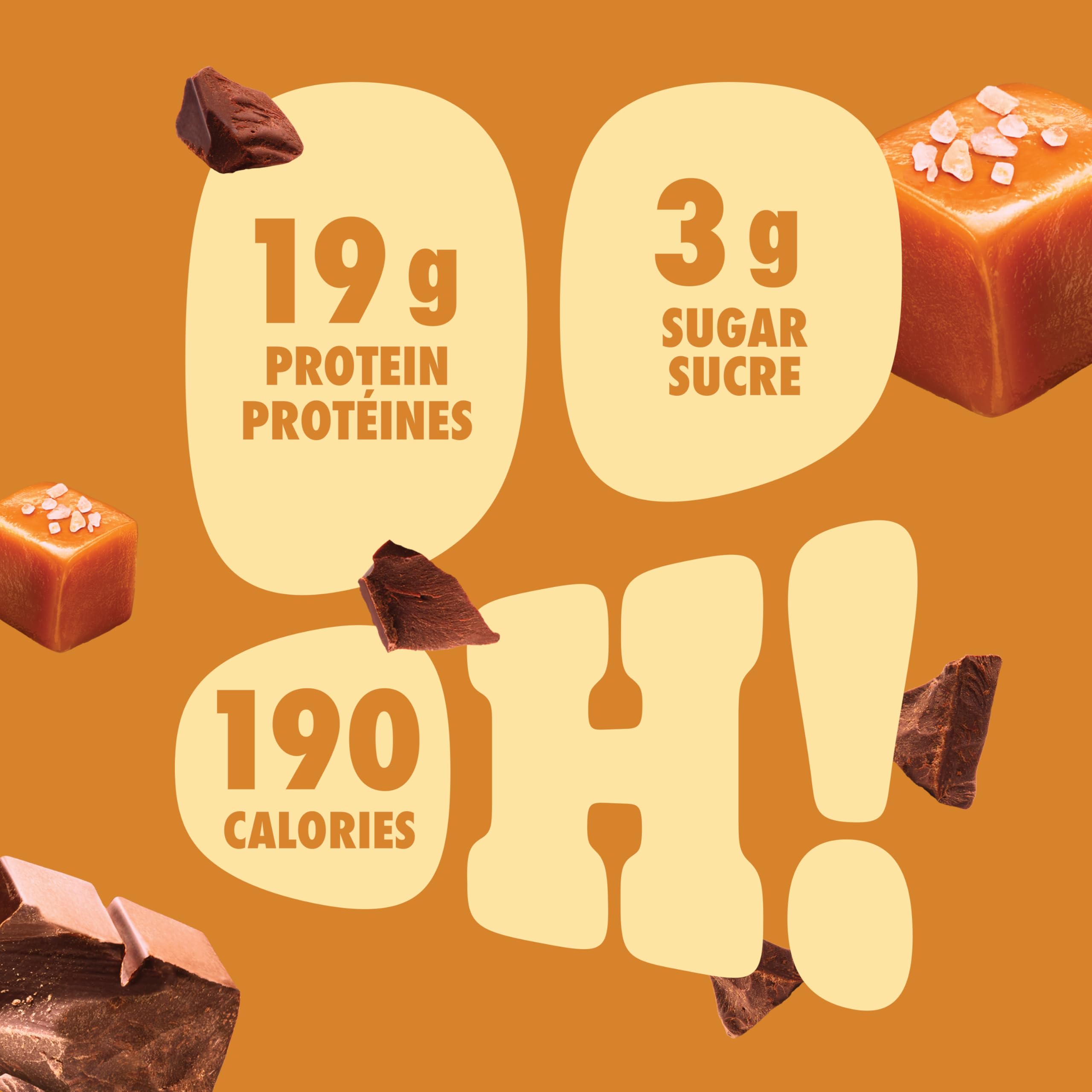 Pure Protein ingredientes clave proteína, opción saludable para tentempié consciente.