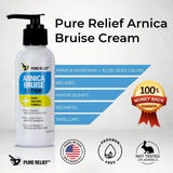 Pure Relief Arnica, crema tópica con Aloe Vera y Vitamina K.