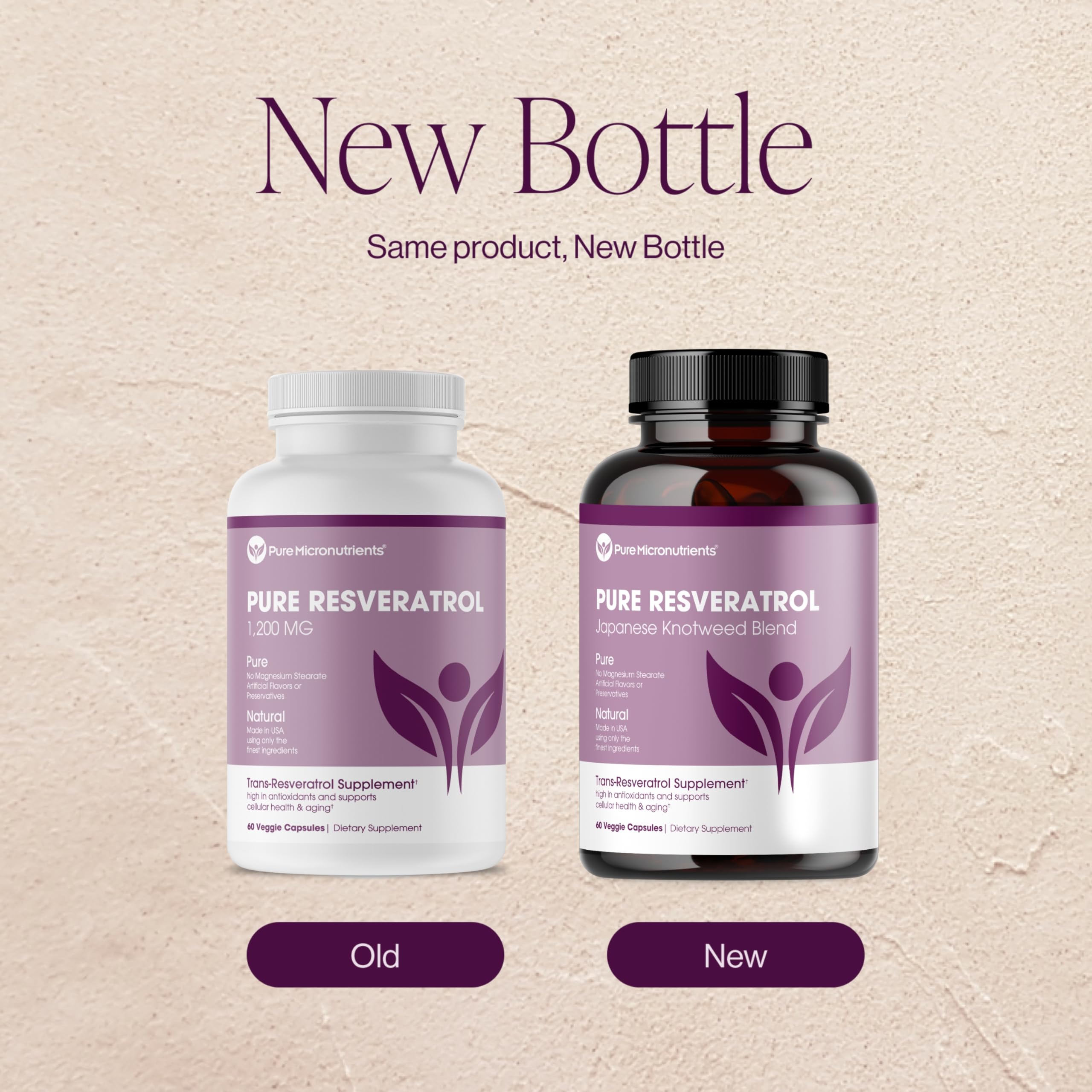 Pure Resveratrol, energía e inmunidad: antioxidante para el bienestar.
