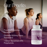 Pure Resveratrol, etiqueta: ingredientes puros y transparencia de la fórmula.