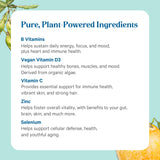 PURE SYNERGY Multi·Vita·Min, rutina diaria con dos tomas