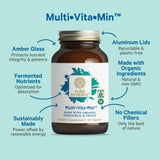 PURE SYNERGY Multi·Vita·Min, tabletas veganas para consumo diario