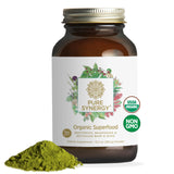 Pure SYNERGY Polvo Verde con mezcla de superalimentos para energía diaria
