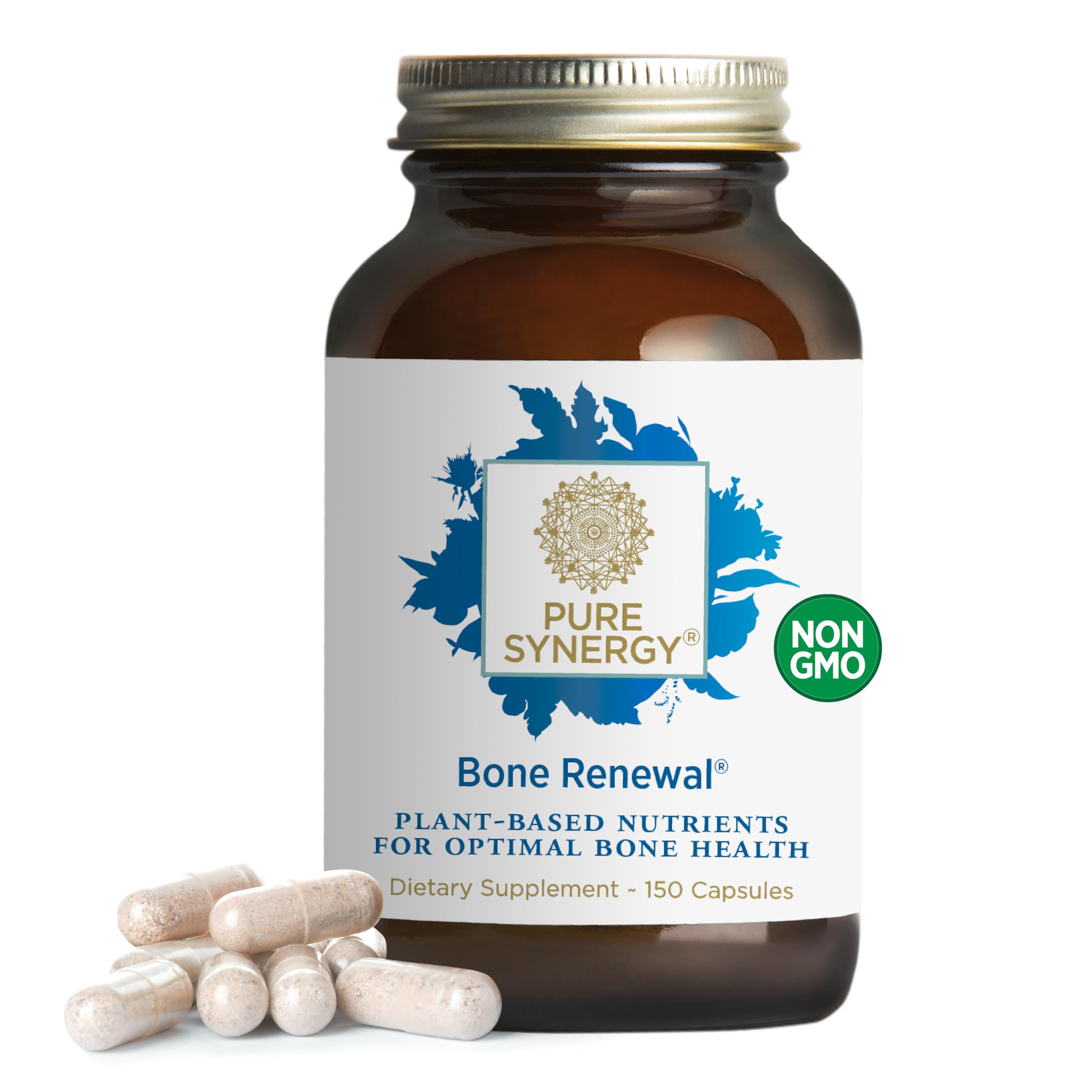PURE SYNERGY Renovación Ósea: botella del producto para uso diario