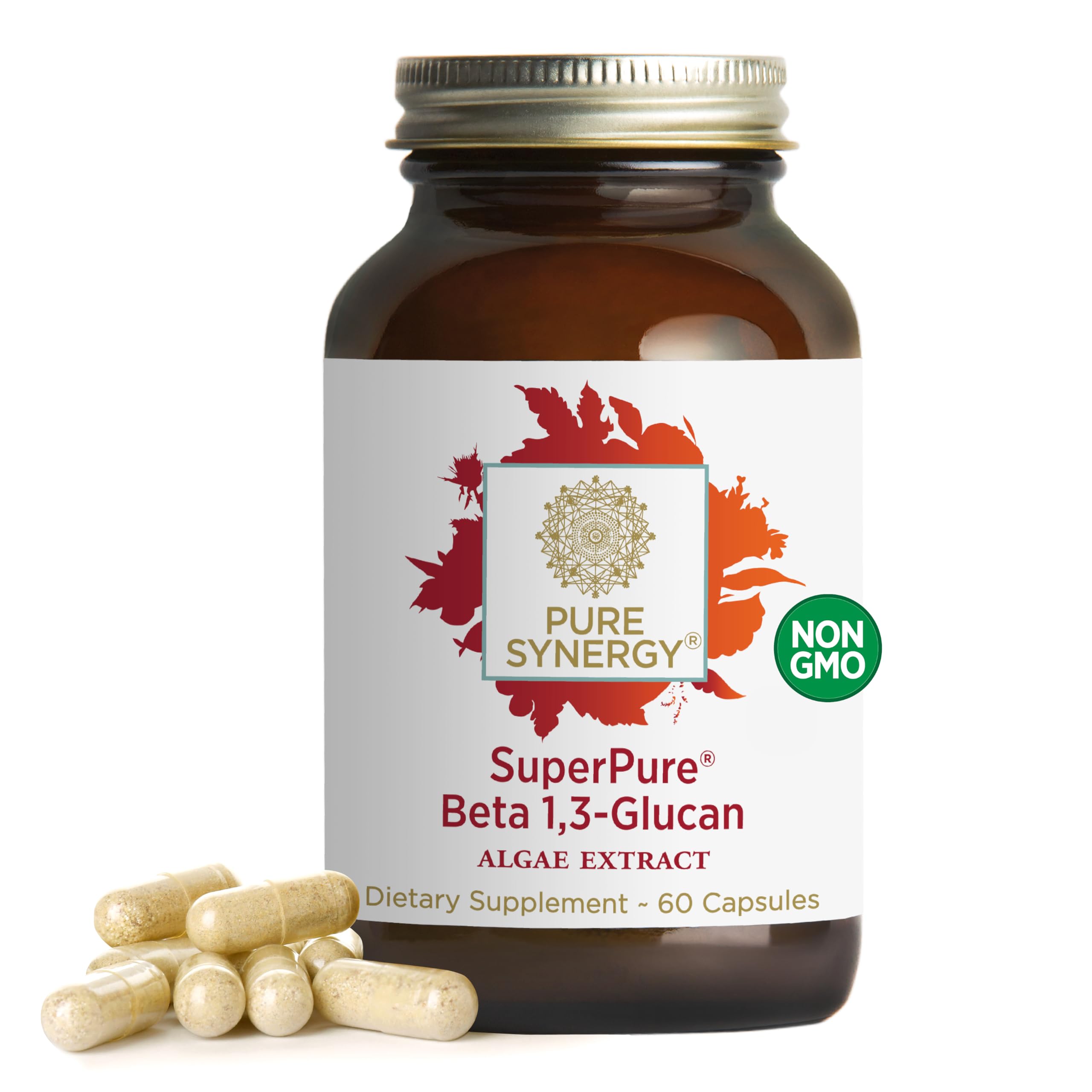 PURE SYNERGY SuperPure beta-1-3-glucano botella: soporte inmunitario diario