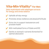 PURE SYNERGY Vita-Min-Vitalidad: ingredientes orgánicos y D3 vegano para energía sostenida