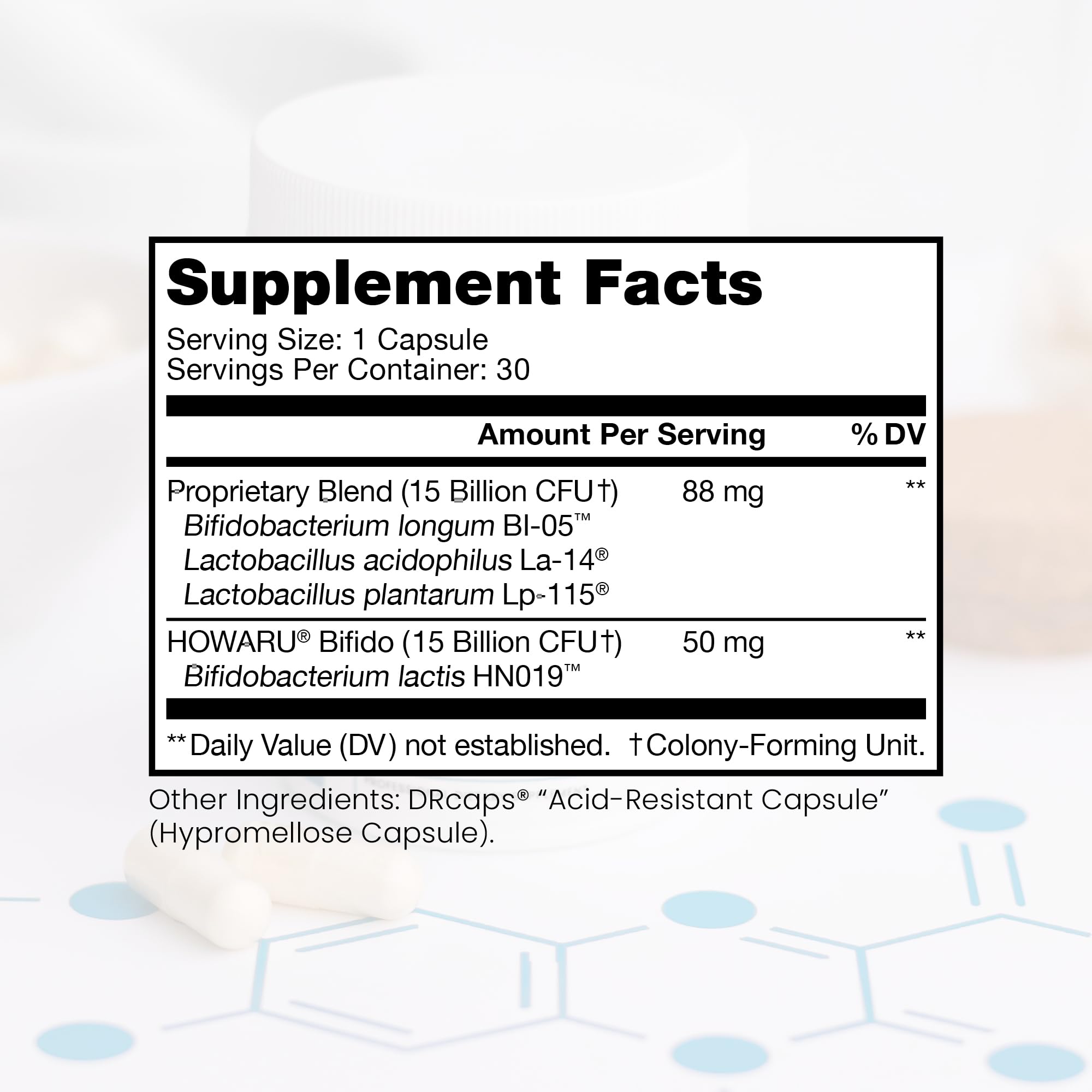 Pure Therapro Rx Power Probiotico Diario: 4 cepas que pueden apoyar la digestión diaria.