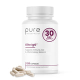 Pure Therapro Rx Elite IgG: frasco con cápsulas para apoyar la salud intestinal