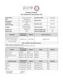 Etiqueta de certificación estadounidense y garantía de calidad
