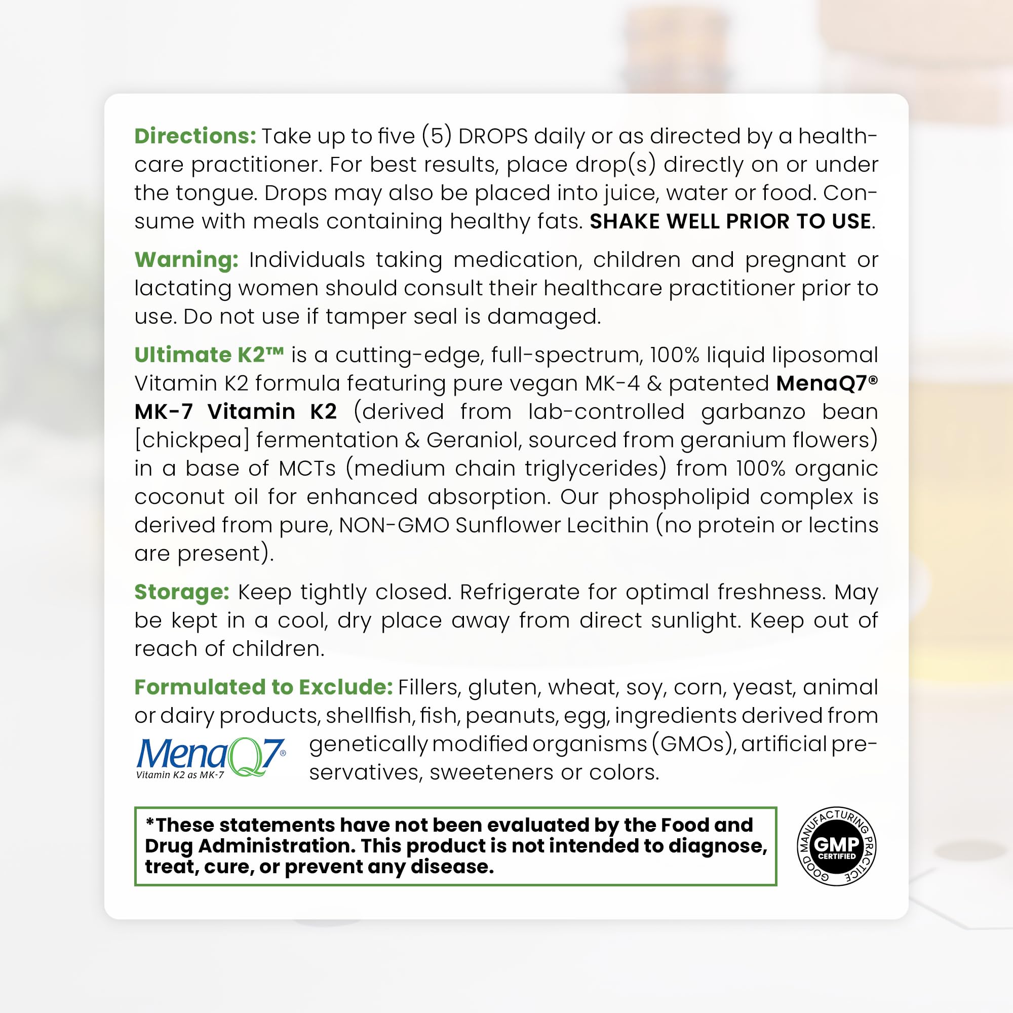 Pure Therapro Rx Ultimate K2, apoyo a la salud cardiovascular y coagulación normal