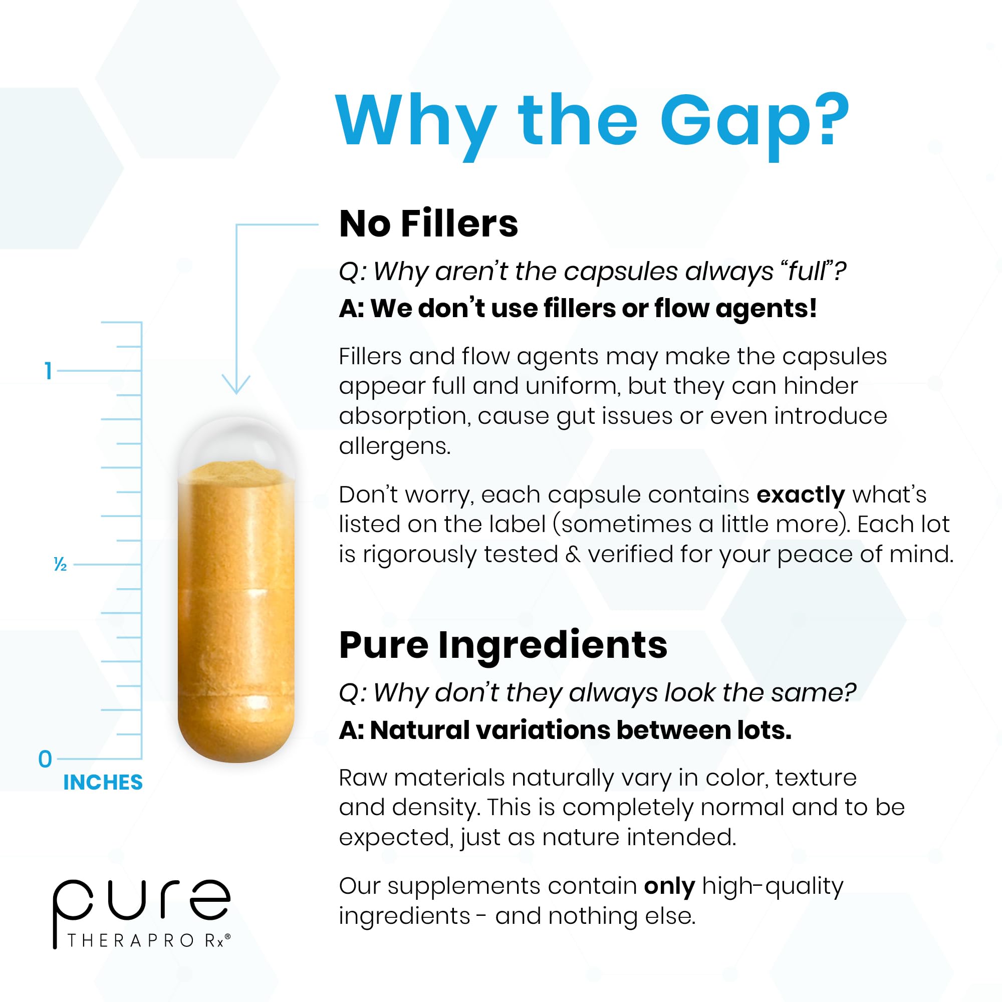 Pure Therapro Rx Methyl B Complete: frente del frasco mostrando pureza de ingredientes.